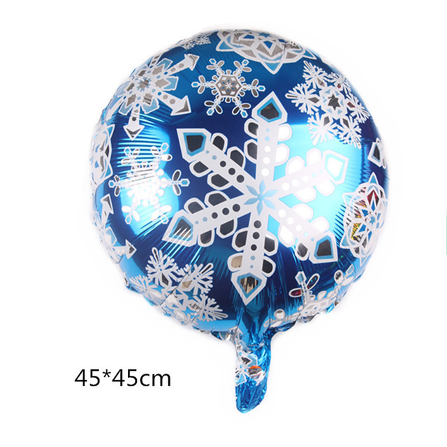 Śnieżynka balon foliowy dekoracyjny na Boże Narodzenie, ślub, Baby Shower, urodziny - ozdoba świąteczna - Wianko - 6