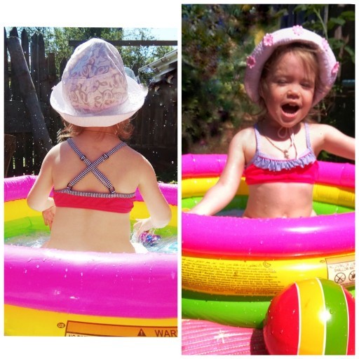 Stroje kąpielowe dla dziewcząt - Marszczony strój bikini dwuczęściowy z falbanami dla dziewczynek 3-14 lat - 2020 - Wianko - 9