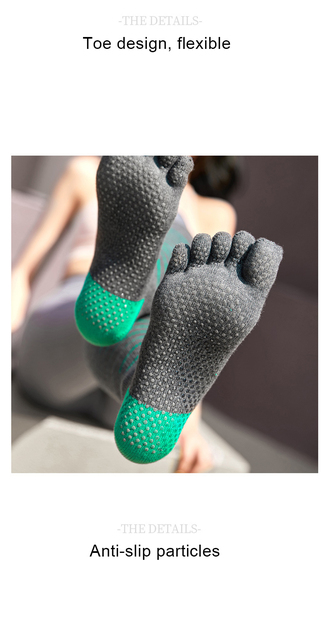 Skarpetki do jogi - oddychające, sportowe, dla mężczyzn i kobiet, idealne do wspinaczki, biegania i pieszych wycieczek - Wianko - 6
