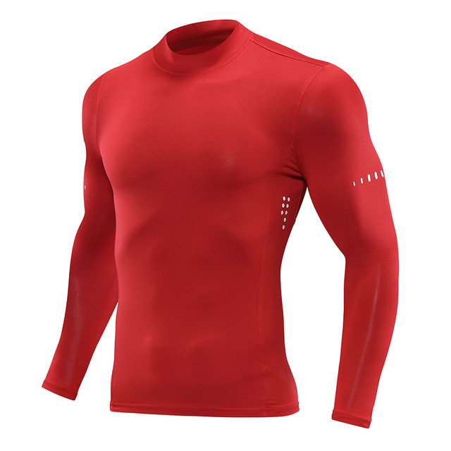 Koszulka sportowa kompresyjna męska długim rękawem S-XXL do biegania, fitnessu, sportu i turystyki - Wianko - 20