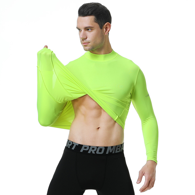 Koszulka sportowa kompresyjna męska długim rękawem S-XXL do biegania, fitnessu, sportu i turystyki - Wianko - 11