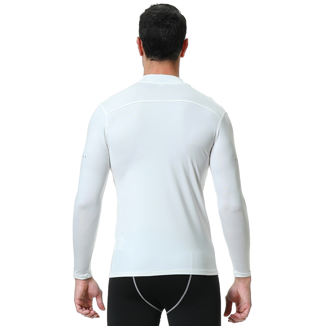 Koszulka sportowa kompresyjna męska długim rękawem S-XXL do biegania, fitnessu, sportu i turystyki - Wianko - 6