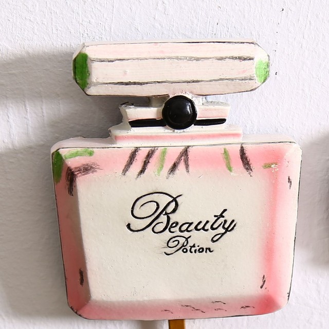 Dekoracyjny wieszak na płaszcze z kreatywną żywicą różowe ściany torebka pokój Craft prezent łazienka akcesoria domowe - Wianko - 2