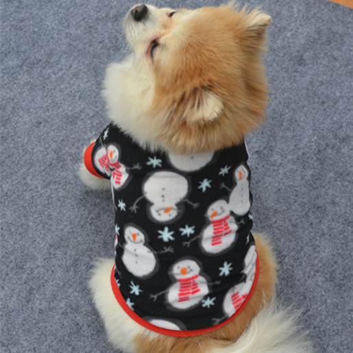Polarowy płaszcz dla małych psów z nadrukiem czaszki - modna odzież dla psów, idealna dla buldogów francuskich i Chihuahua - Wianko - 36