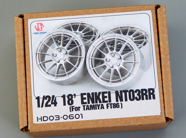 Hobby Design 1/24 18 'enkei NT03RR koła do modyfikacji modelu samochodu Tmiya FT86 HD03-0601 - Wianko - 1