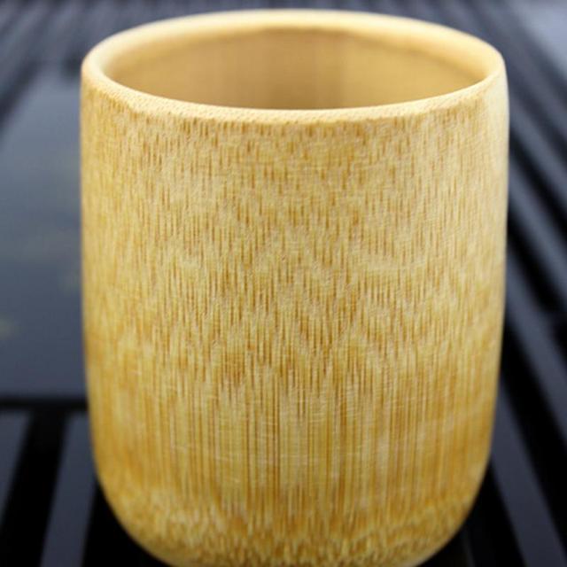Naturalny bambusowy kubek do herbaty - okrągły kubek z bambusowym zapachem - Wianko - 5
