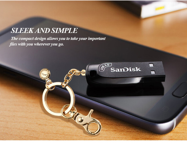 SanDisk pamięć USB 3.0 Mini Pendrive 100% oryginalny CZ410 - 32GB/64GB/128GB - Wianko - 3