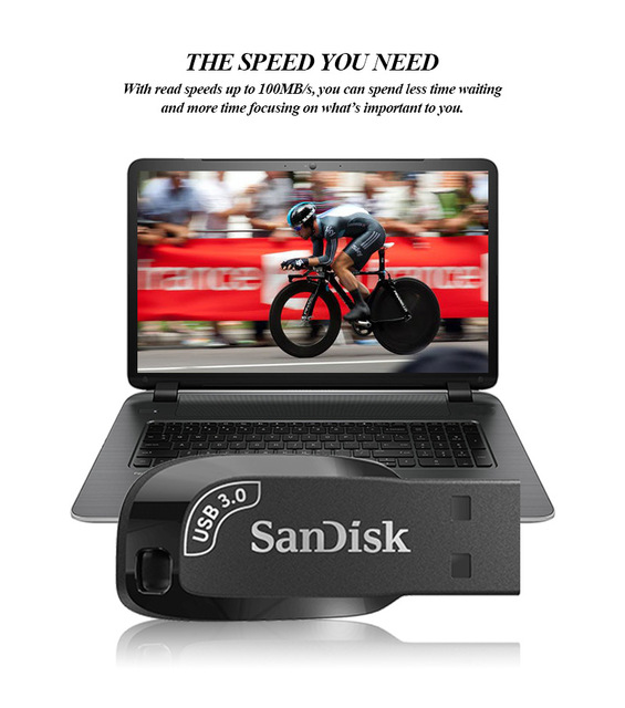 SanDisk pamięć USB 3.0 Mini Pendrive 100% oryginalny CZ410 - 32GB/64GB/128GB - Wianko - 2