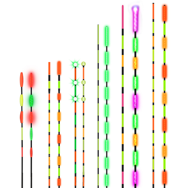 Inteligentny elektryczny spławik wędkarski z diodą LED zmieniającą kolor, wysoka czułość i luminacja, boja nocna 2021 - Wianko - 12