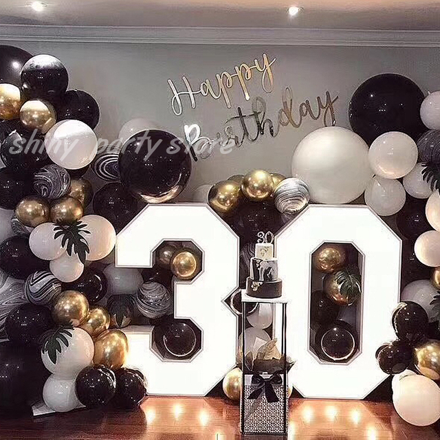 Czarne balony lateksowe o średnicy od 5 do 36 cali - romantyczna dekoracja ślubna i propozycja urodzinowa - Wianko - 5