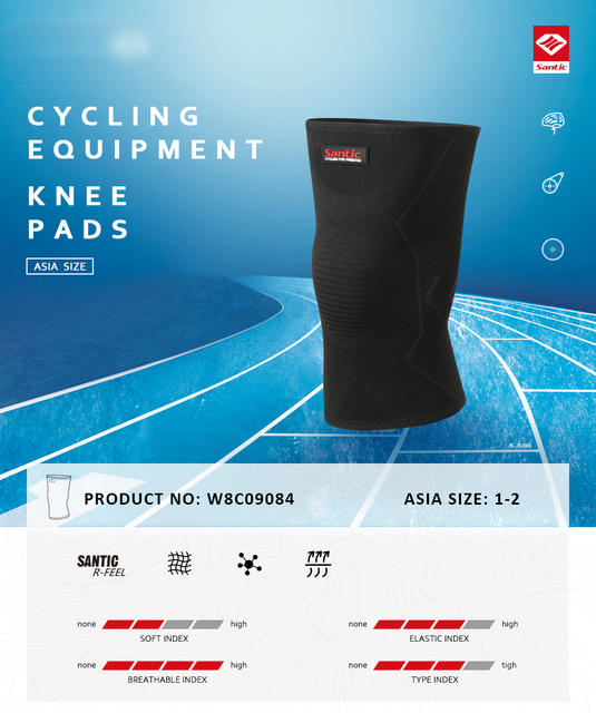 SANTIC getry zimowe na rower, ochraniacze na kolana, uniwersalne, wysoka elastyczność - Wianko - 2