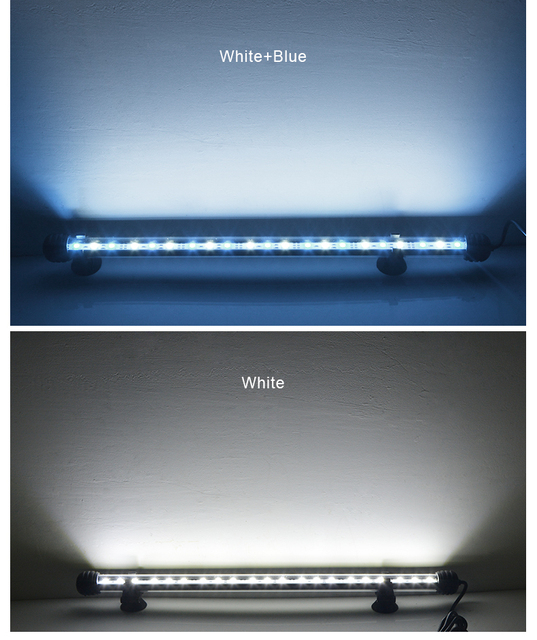 Akwariowa lampa LED o długości 19/29/39/49cm z klipsem mocującym i wodoodporną obudową - Wianko - 12