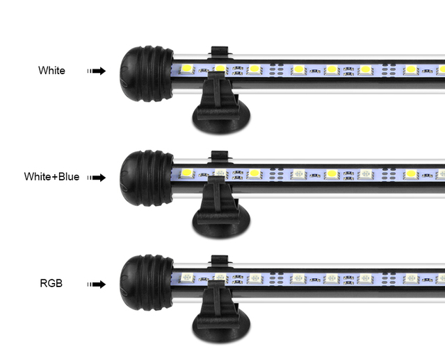 Akwariowa lampa LED o długości 19/29/39/49cm z klipsem mocującym i wodoodporną obudową - Wianko - 7