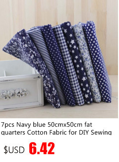Booksew tkanina lniana niebieska bawełniana - idealna do szycia Tissu DIY Handmade, obrusów, toreb, kurtyn, poduszek i innych tekstyliów domowych - Wianko - 170