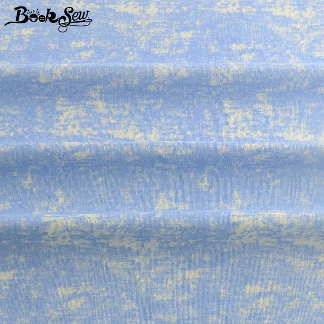 Booksew tkanina lniana niebieska bawełniana - idealna do szycia Tissu DIY Handmade, obrusów, toreb, kurtyn, poduszek i innych tekstyliów domowych - Wianko - 4