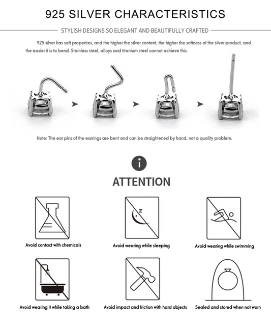 Kolczyki śliczne Mini 925 ze srebra wysokiej próby ze złoto/srebro cyrkon kość do ucha - Wianko - 8
