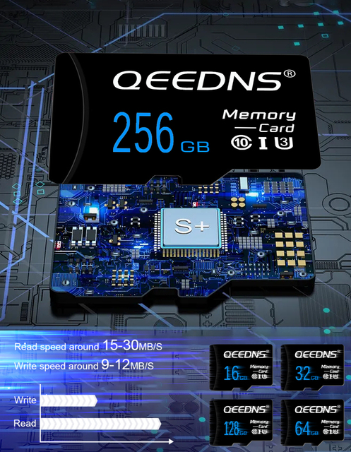 Karta pamięci microSD Class 10, pojemność 8GB-256GB - szybka i wydajna - Wianko - 2