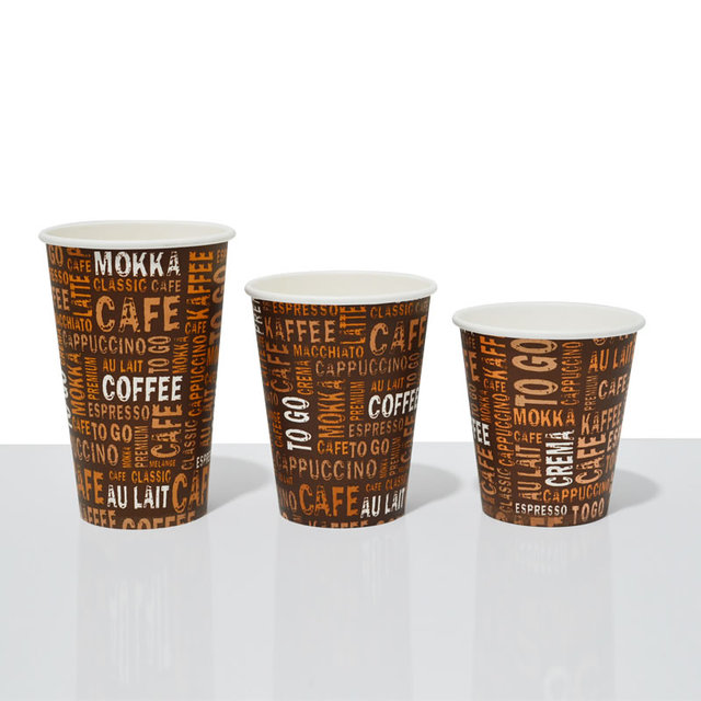 50 sztuk jednorazowy kubek do kawy amerykański styl piknik herbata gorące napoje papier kubek z pokrywką - Wianko - 4