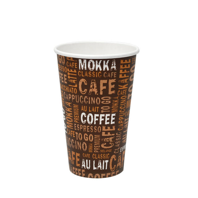 50 sztuk jednorazowy kubek do kawy amerykański styl piknik herbata gorące napoje papier kubek z pokrywką - Wianko - 2