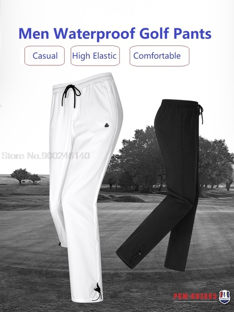 PGM Długie męskie spodnie do golfa - szybkoschnące, wodoodporne, treningowe, dresowe, fitness (sznurkiem) - Wianko - 11