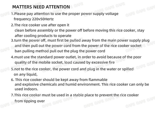 Szybkowar elektryczny 220V 200W 1.2L Mini z aluminium non-stick do gotowania ryżu dla 1-2 osób - Wianko - 22