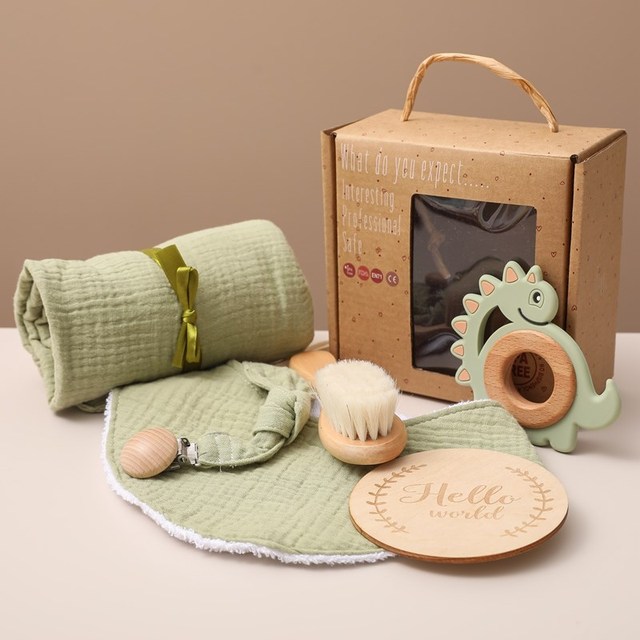 Zestaw zabawek do kąpieli dla niemowląt: kamienie milowe, grzechotka, owijka, szczotka i bransoletka - Wianko - 8