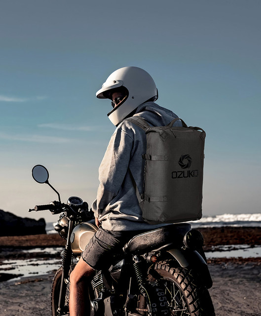 Plecak motocyklowy OZUKO na laptop 15.6 cala wodoodporny mężczyzna młodzieżowy torba podróżna Mochilas - Wianko - 3
