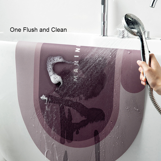 Dywan łazienkowy Nordic antypoślizgowy z absorpcją wody i super antypoślizgową zmywalną podłogową matą do toalety - Wianko - 3