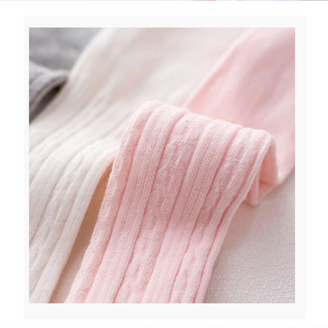 Wyroby z miękkiej bawełny: dziecięce rajstopy jesień-zima, ciepłe i elastyczne, dla chłopców i dziewczynek, jednolity kolor - Wianko - 10