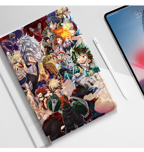 Etui My Hero Academia na Apple iPad - klapka japonia Anime PU skóra - iPad Pro mini okładka Coque - Wianko - 9