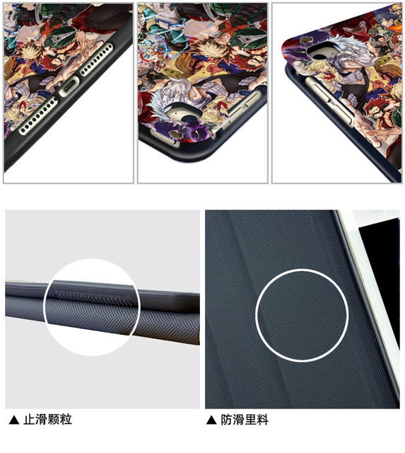 Etui My Hero Academia na Apple iPad - klapka japonia Anime PU skóra - iPad Pro mini okładka Coque - Wianko - 6