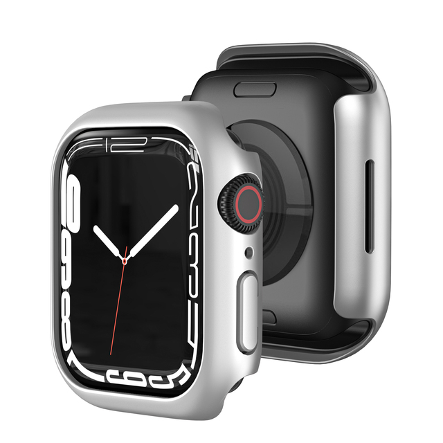 Pokrowiec ochronny Super aluminiowy zderzak na Apple Watch Series 7 41mm/45mm przeciw zarysowaniom - osłonka do zegarka - Wianko - 3