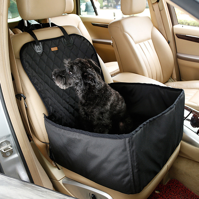 2 w 1 Składany koszyk na siedzenie samochodowe dla psa i torba podróżna - bezpieczny przewóz dla szczeniaczków i akcesoria podróżne - Wianko - 15