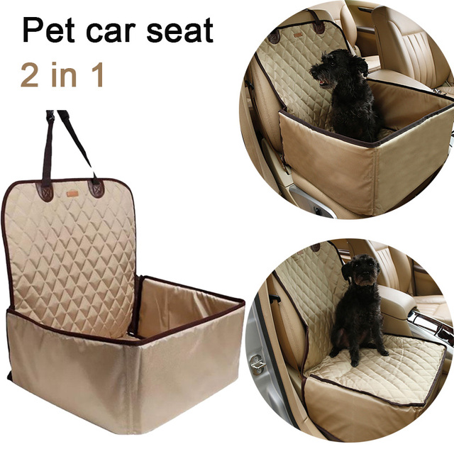 2 w 1 Składany koszyk na siedzenie samochodowe dla psa i torba podróżna - bezpieczny przewóz dla szczeniaczków i akcesoria podróżne - Wianko - 10