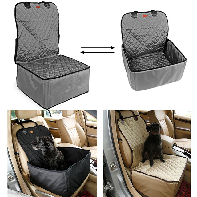 2 w 1 Składany koszyk na siedzenie samochodowe dla psa i torba podróżna - bezpieczny przewóz dla szczeniaczków i akcesoria podróżne - Wianko - 11