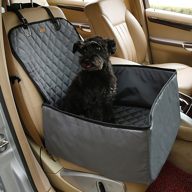 2 w 1 Składany koszyk na siedzenie samochodowe dla psa i torba podróżna - bezpieczny przewóz dla szczeniaczków i akcesoria podróżne - Wianko - 16