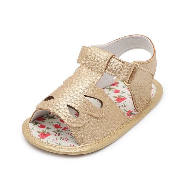 Dziecięce sandały letnie dla noworodka z miękkimi podeszwami - małe różowe buty na pierwszy krok - Wianko - 7