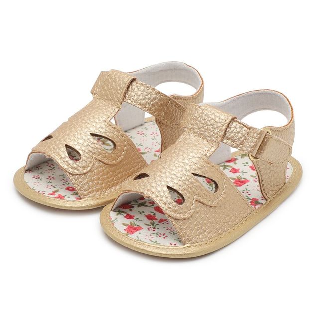 Dziecięce sandały letnie dla noworodka z miękkimi podeszwami - małe różowe buty na pierwszy krok - Wianko - 6