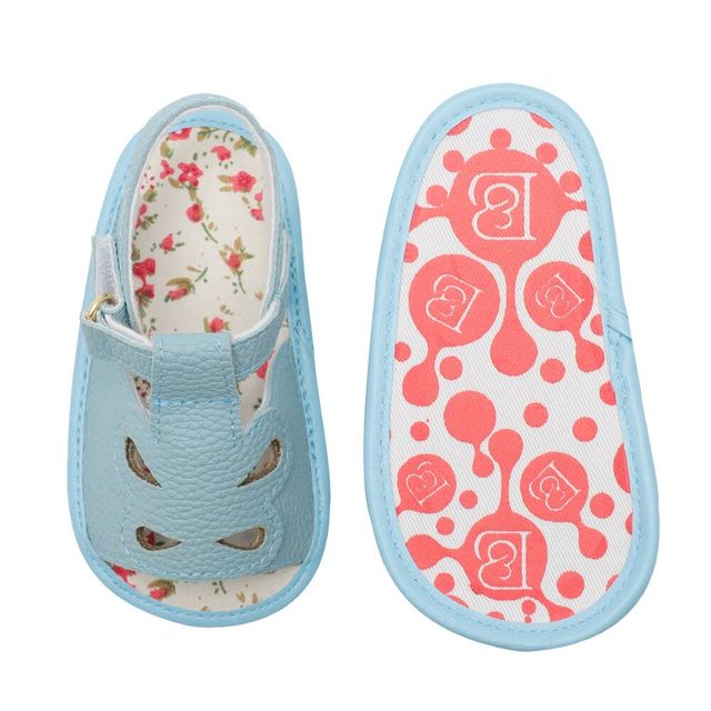 Dziecięce sandały letnie dla noworodka z miękkimi podeszwami - małe różowe buty na pierwszy krok - Wianko - 8