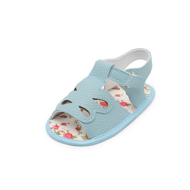 Dziecięce sandały letnie dla noworodka z miękkimi podeszwami - małe różowe buty na pierwszy krok - Wianko - 12