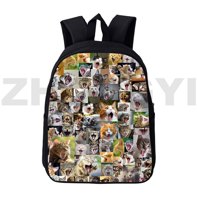 Plecak 3D Cat 2021, 12/16 cali, Kawaii, dla kobiet, dla dzieci, płótno, torba na laptopa, szkolna torba, Cartoon Anime, College Bookbags - Wianko - 7
