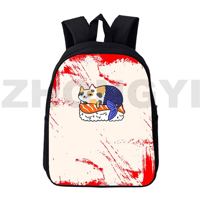 Plecak 3D Cat 2021, 12/16 cali, Kawaii, dla kobiet, dla dzieci, płótno, torba na laptopa, szkolna torba, Cartoon Anime, College Bookbags - Wianko - 8