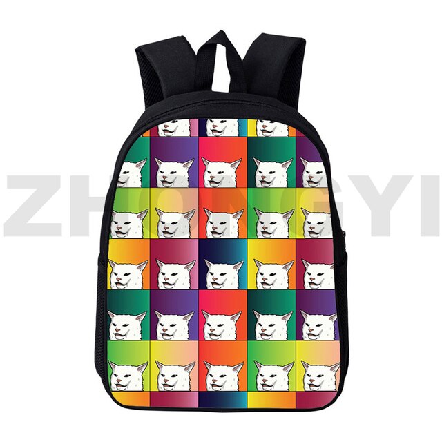 Plecak 3D Cat 2021, 12/16 cali, Kawaii, dla kobiet, dla dzieci, płótno, torba na laptopa, szkolna torba, Cartoon Anime, College Bookbags - Wianko - 1