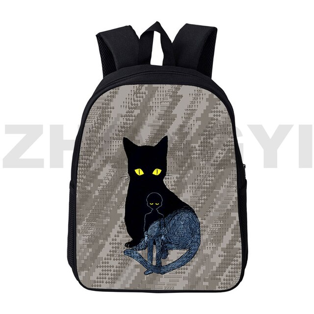 Plecak 3D Cat 2021, 12/16 cali, Kawaii, dla kobiet, dla dzieci, płótno, torba na laptopa, szkolna torba, Cartoon Anime, College Bookbags - Wianko - 9