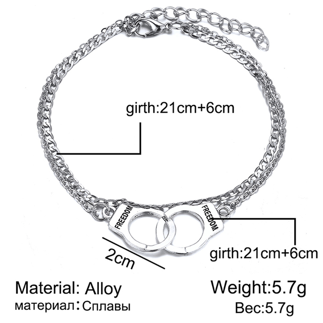 Wielowarstwowy łańcuszek na kostkę Styl boho z kajdankami 2019 moda dla kobiet - Wianko - 5