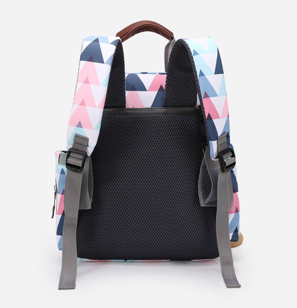 Plecak podróżny dla matki z dużą pojemnością i designerską torbą na pieluchy, wraz z prezentem do opieki nad dzieckiem - Wianko - 15