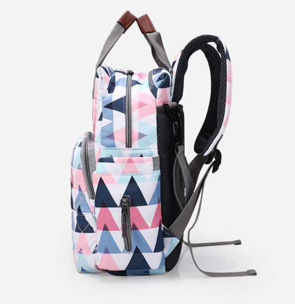 Plecak podróżny dla matki z dużą pojemnością i designerską torbą na pieluchy, wraz z prezentem do opieki nad dzieckiem - Wianko - 13