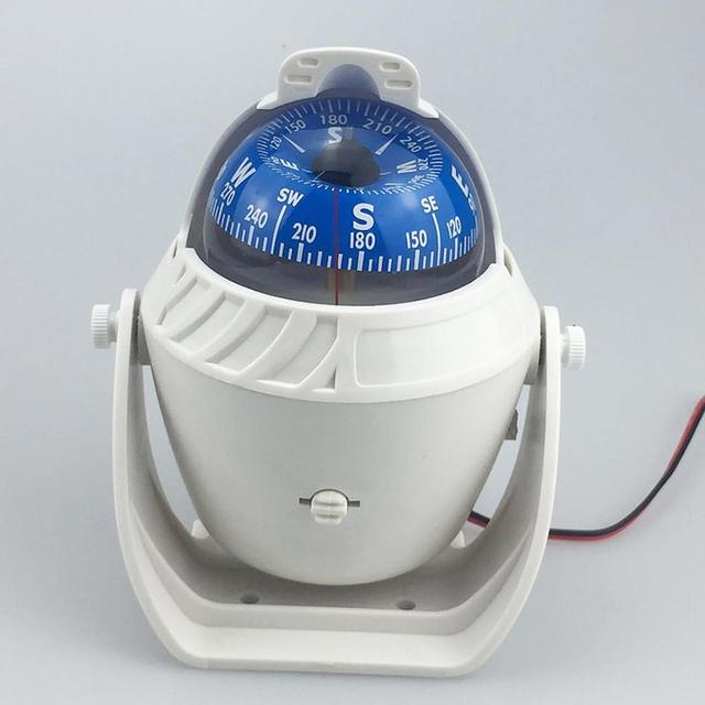 Kompas magnetyczny zewnętrzny LED do kempingu i nawigacji morskiej - Wianko - 3