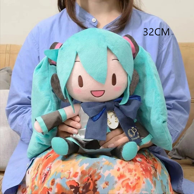 FUFU pluszowa poduszka Hatsune Miku Anime Japonia -  Kawaii pluszowa lalka dla dzieci i fanów, idealny prezent bożonarodzeniowy! - Wianko - 7