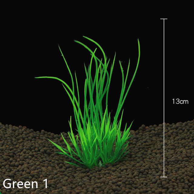 Akwarium ozdobne z nowymi sztucznymi roślinami - dekoracja dla ryb i krajobraz wody - Wianko - 6